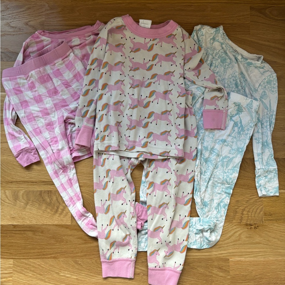 Bundle of 3 3T Girls Pajamas